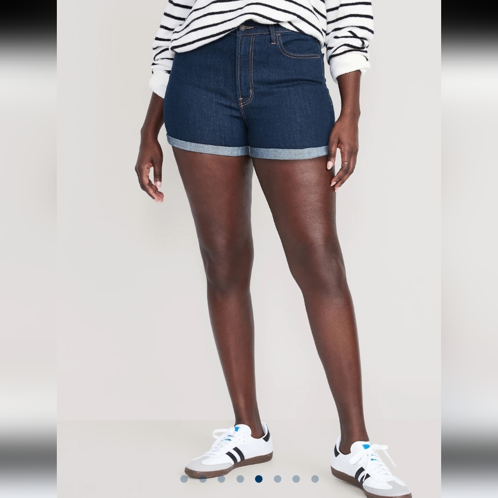 Old Navy High-Waisted Wow Jean Shorts for Women 3-inch inseam